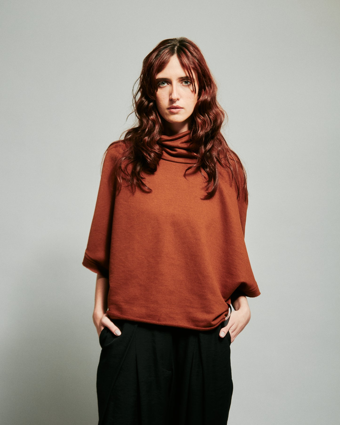 Blusa Toyama Marrom