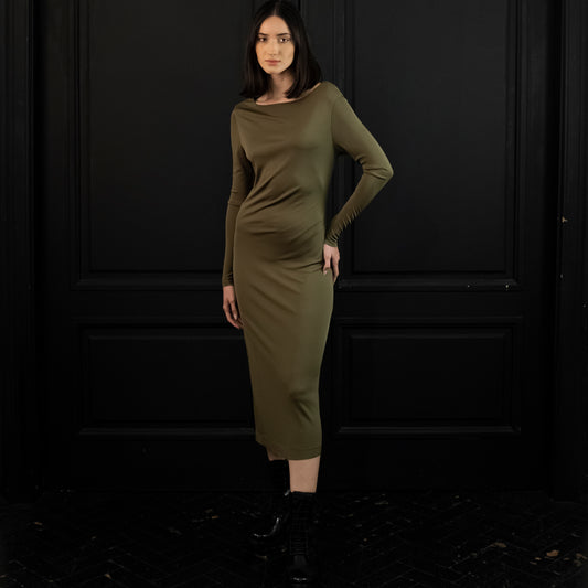 Vestido Tilda Jersey Oliva